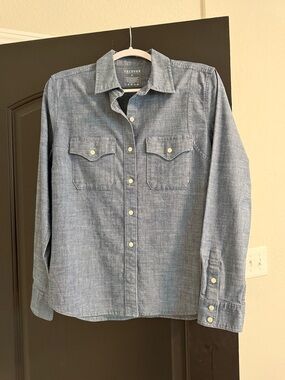 Tecovas Denim Work Shirt-Medium Blue